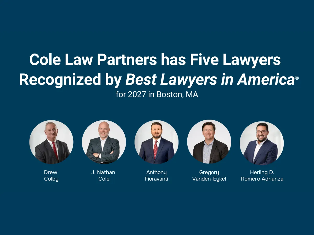 Cole Law Partners has 5 of the Best Lawyers in America